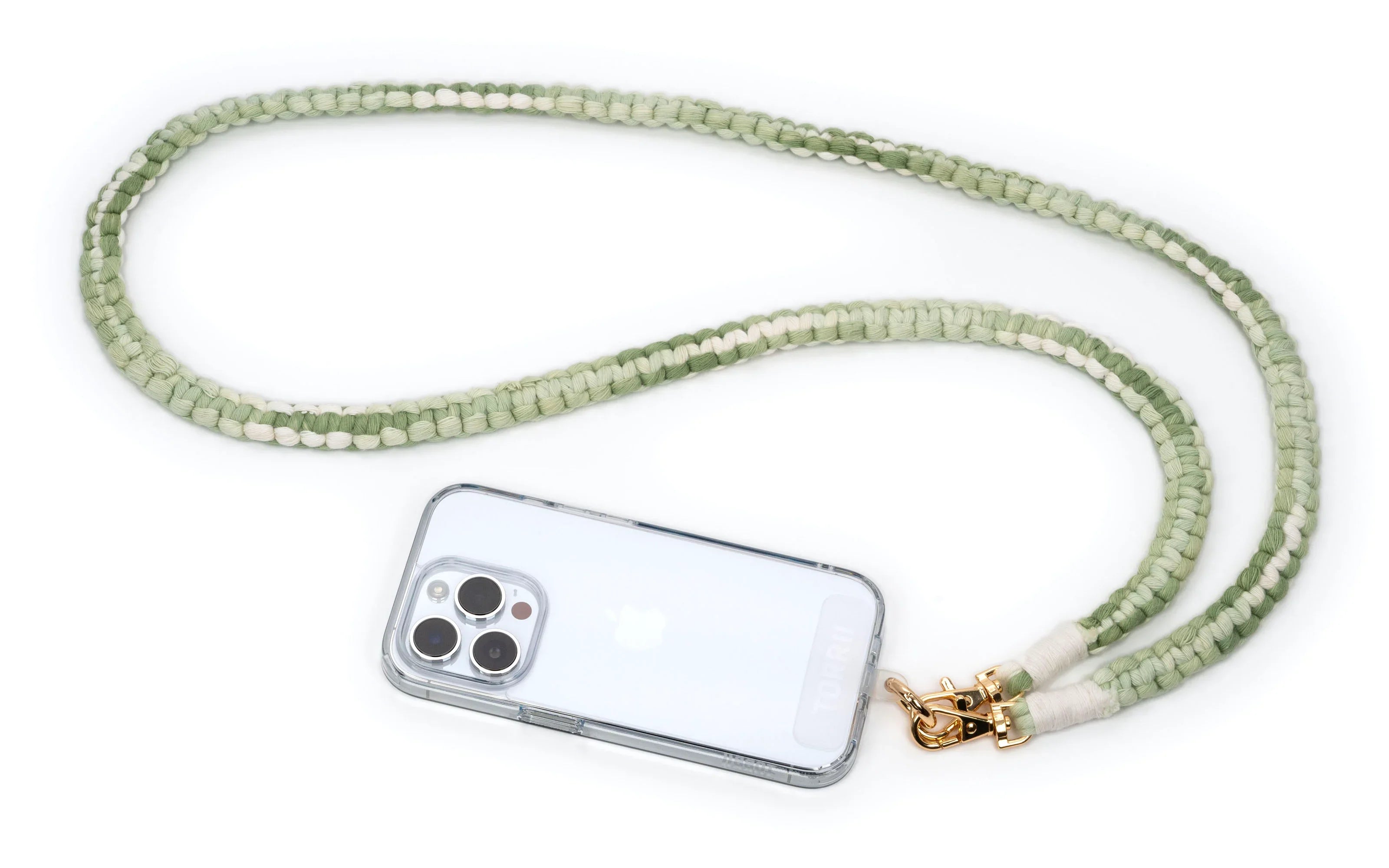 Torrii Knotty Braided Crossbody Strap – Green - Tashqila Torrii Knotty Braided Crossbody Strap – Green - Tashqila